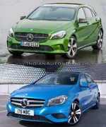 2016-Mercedes-A-Class-vs-2012-Mercedes-A-Class-front-quarter-Old-vs-New.webp