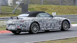 2022-mercedes-benz-sl-spied-on-nurburgring-rear-three-quarters.webp