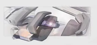 Lincoln Model L100 Interior Sketch 6.webp