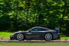 Rollout time – the P39 Car Zero Prototype takes its first shakedown drive at Millbrook Provin...webp