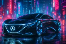 A futuristic Mercedes.webp