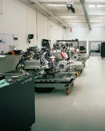 All lined up. __Our Aurora Validation Prototype 2 is coming to life._Engine. Gearbox. Every p...webp